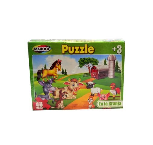 Producto - PUZZLE 48PZS EN CAJA ANIMALES 24X17.5CM MAUCCI