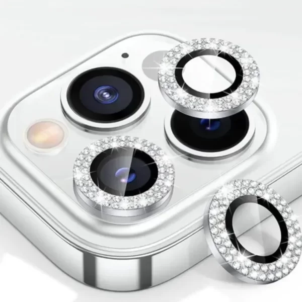 Producto - Cubre Cámaras Strass para IPhone 11al 15 Pro Max - 0