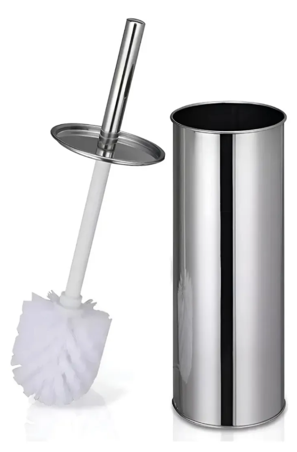 Producto - HA ESCOBILLA WC COMPLETA ACERO INOX