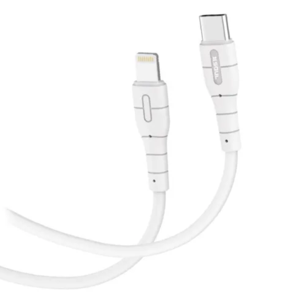 Producto - Cable usb SOUL ficha TIPO C A LIGHTNING 27W CARGA RAPIDA