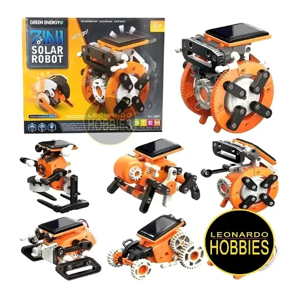 Producto - Set 7 en 1 Solar Robot Robot p/Armar Energía Solar HTC09501