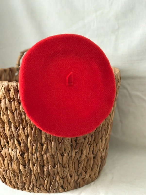Producto - Boina Fieltro Roja