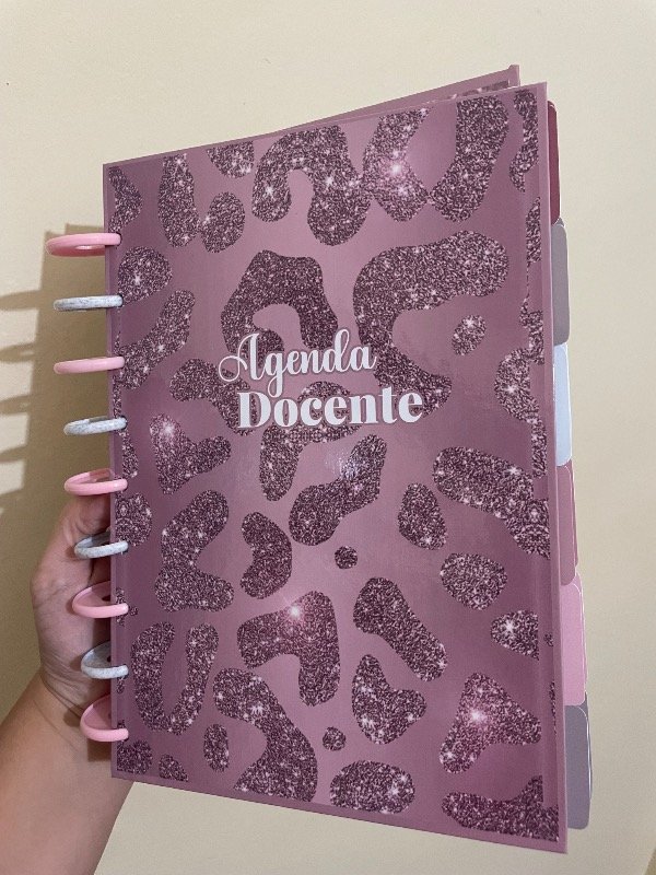 Producto - Agenda docente chic rosa
