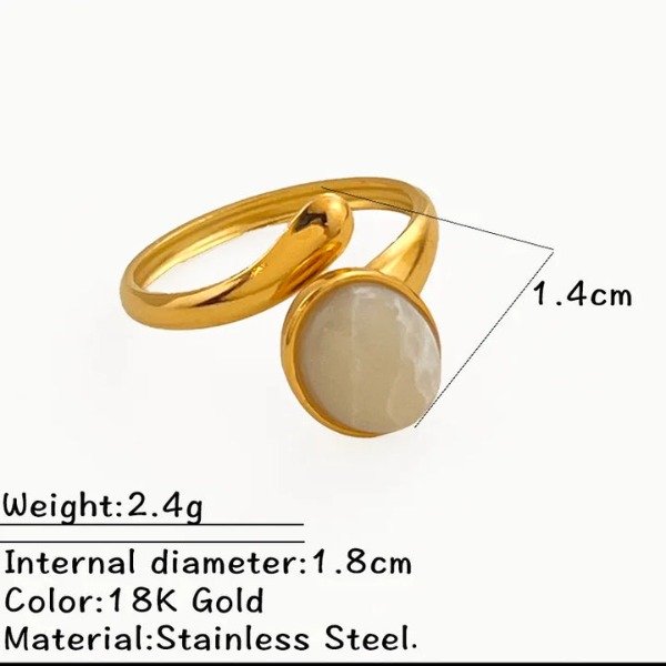 Producto - Anillo oval cruzado