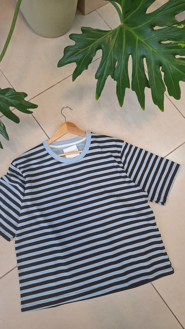 Producto - Remera BOXY celeste