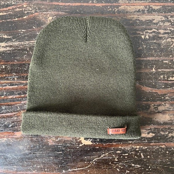 Producto - Gorro Bebé liso verde militar