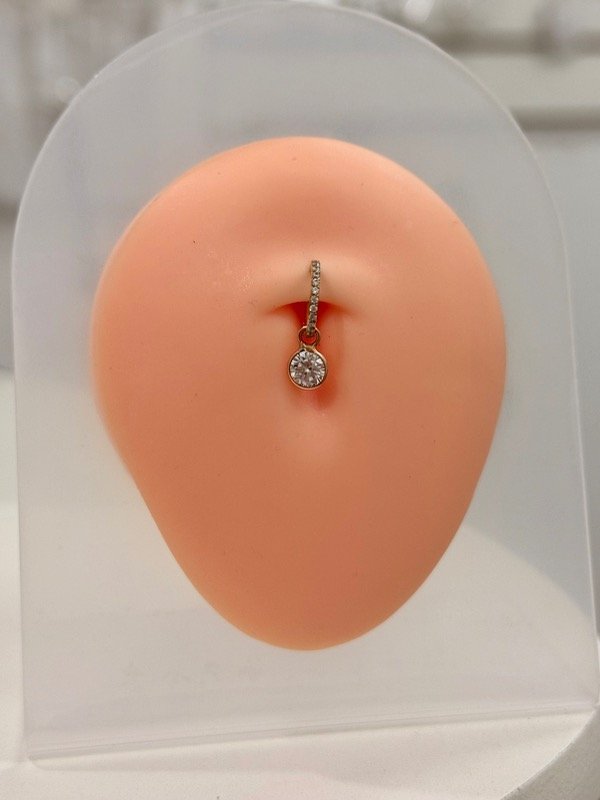 Producto - Piercing Rubi dorado