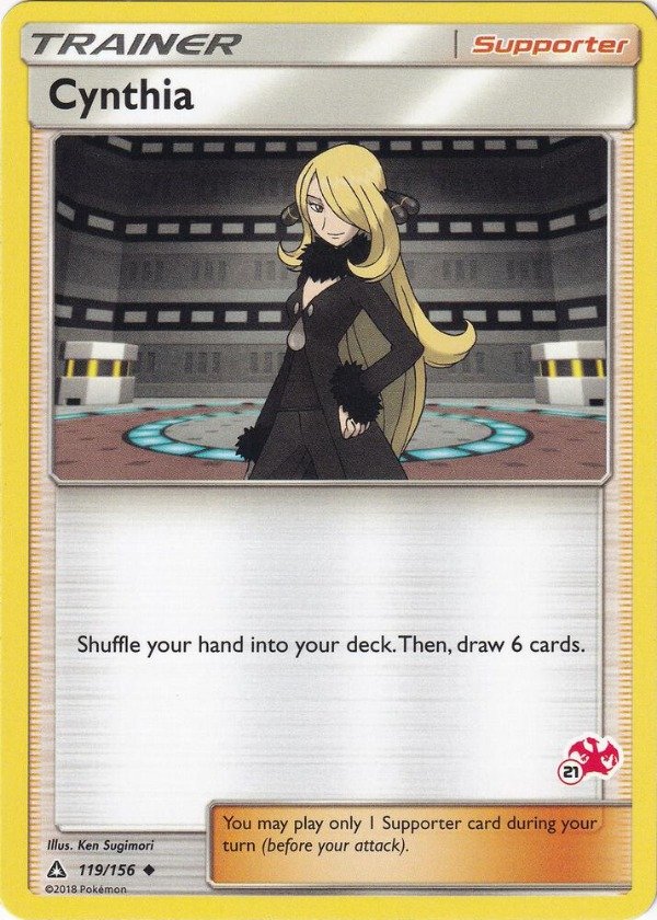 Producto - Cynthia - 119/156 Ultra Prism #21 Charizard Stamped Battle Academy