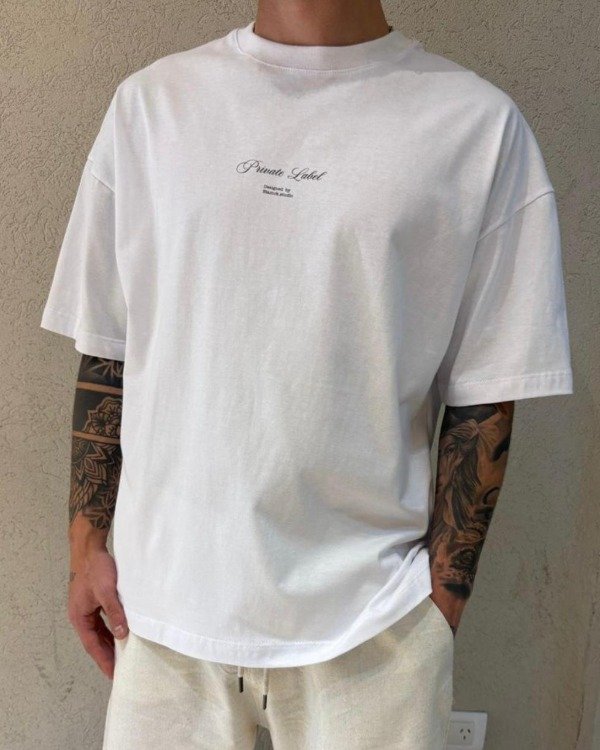 Producto - Remera Oversize Private Blanca - 0
