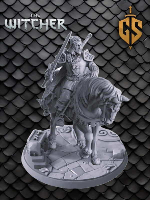 Producto - Geralt de Rivia montado 30mm - The Witcher - 1
