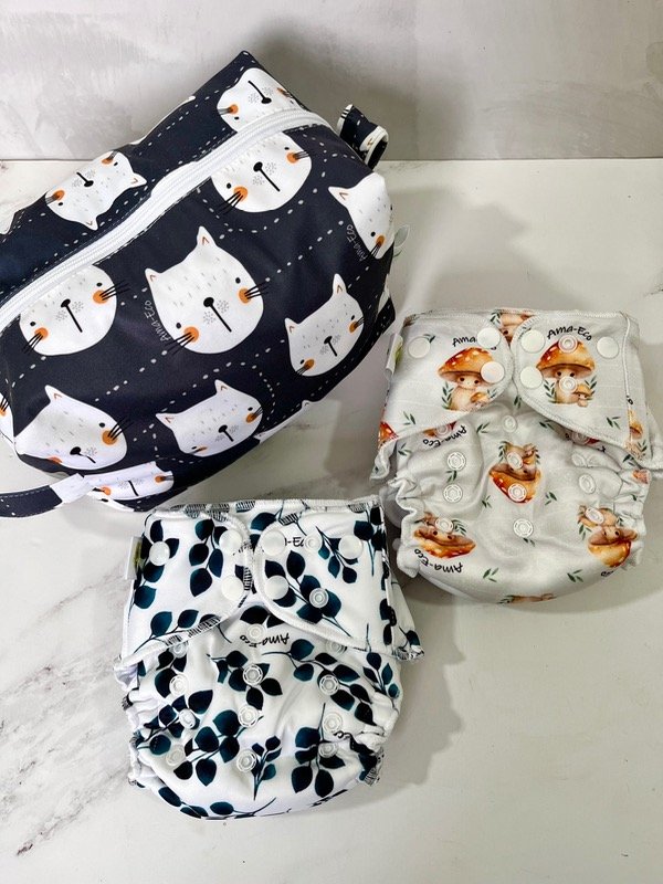 Producto - Pack x2 pañales Polar + Bolsito Pañalero