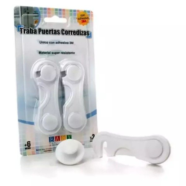 Producto - Traba para puertas corredizas o puertas dobles.