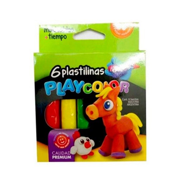 Producto - PLASTILINA PLAYCOLOR X 6U.
