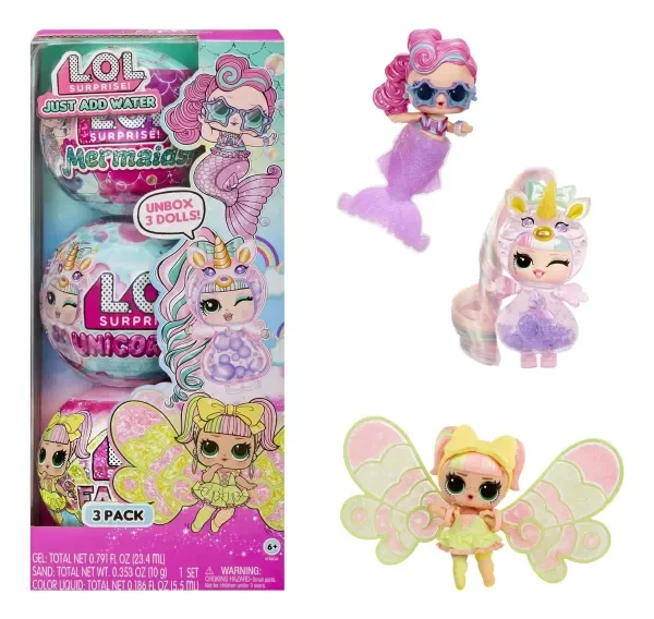 Producto - Lol Surprise Pack Capsula X3 Sorpresa Mini Muñeca Accesorios