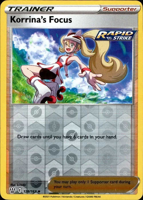 Producto - Korrina's Focus - 128/163 - Battle Styles - Reverse Holo