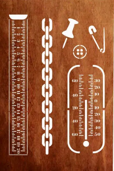 Producto - Stencil 20x25 cm H106