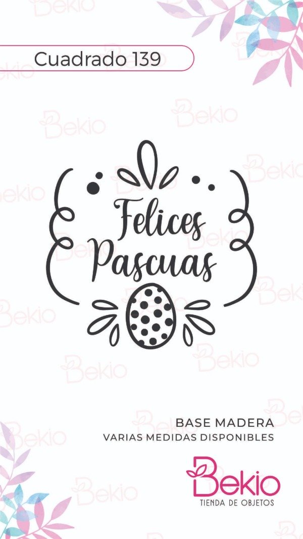 Producto - Sello Cuadrado 139 - Pascuas