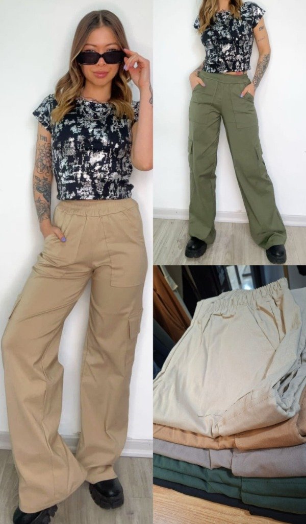 Producto - LINEA BRISA Wide leg de bengalina