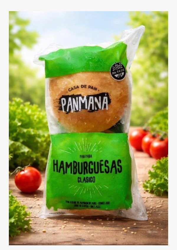 Producto - PAN DE HAMBURGUESA PANMANA