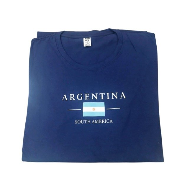 Producto - Remera Argentina Azul Marino Talle 2 y 4