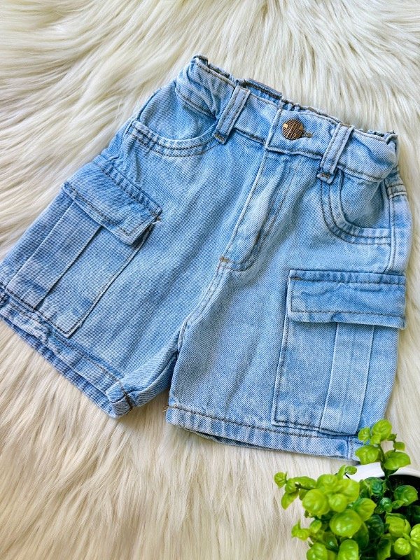 Producto - BERMUDA CARGO CELESTE BABY