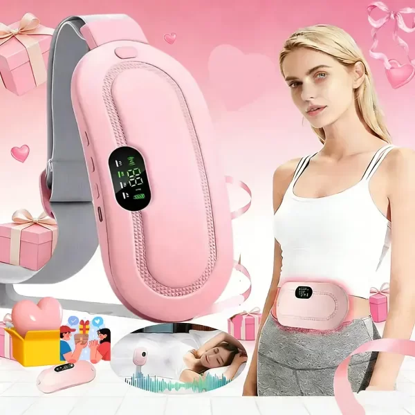 Producto - Cinturón Masajeador térmico recargable Ideal para alivio menstrual lumbar - 0