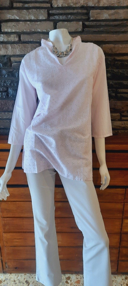 Producto - Blusa brodery cuello mao - 1