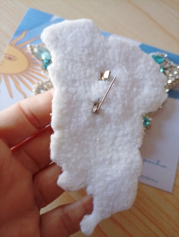 Producto - Broche prendedor aplique Malvinas argentinas austral - 5
