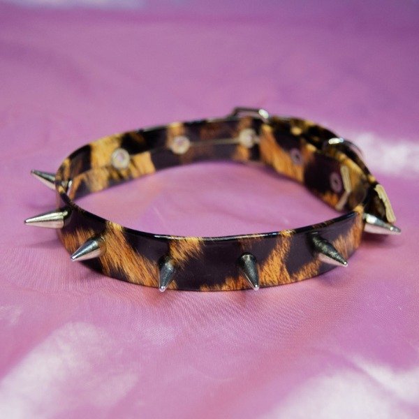 Producto - Choker Animal Print con puas