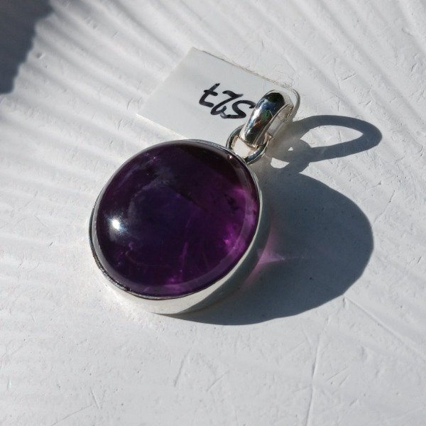 Producto - Dije Plata 925 amatista redondo