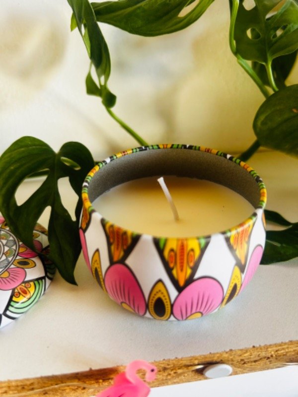 Producto - Vela perfumada en latita mandala - 8