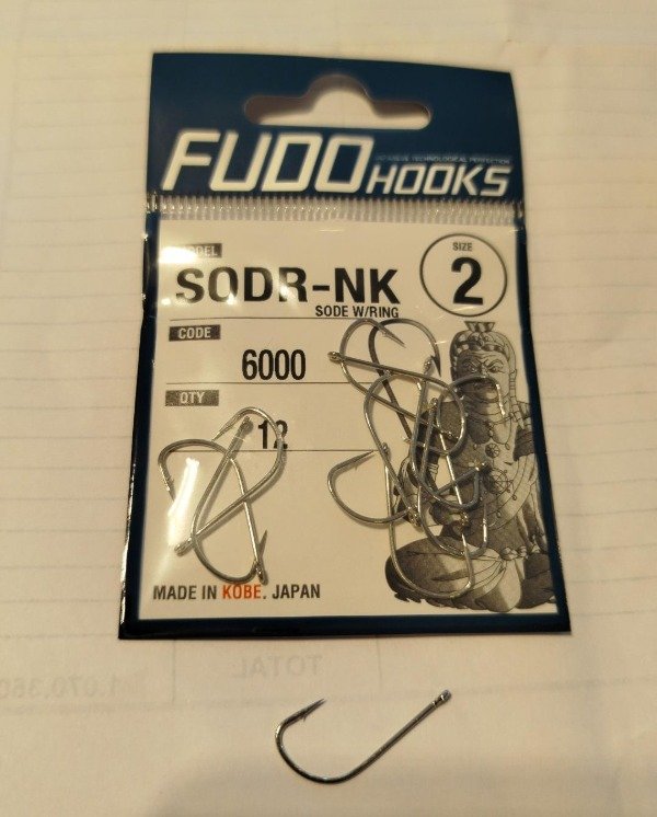 Producto - ANZUELO FUDO SODE RING EN SOBRE (CON OJO)