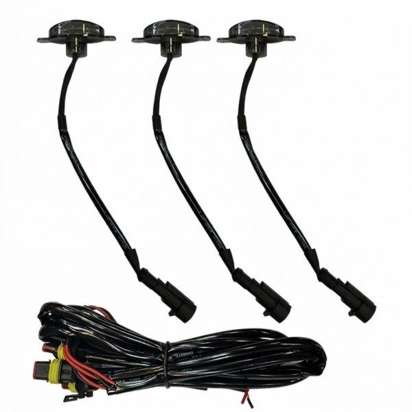 Producto - KIT X3 LUCES DE PARRILLA ÁMBAR ACRÍLICO FUMÉ - 0