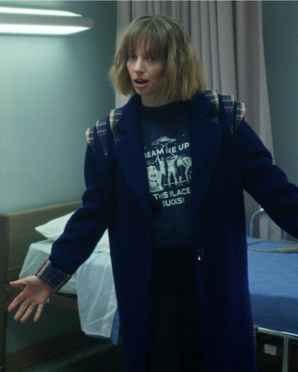 Remera Robin beam me up (Stranger things) — imagen 2