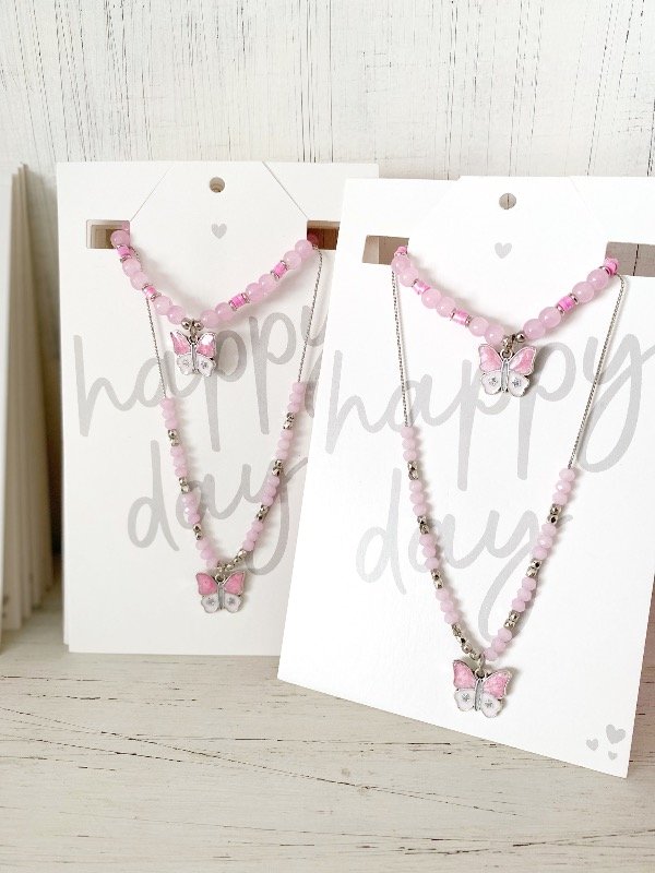 Producto - Set butterfly Rosa