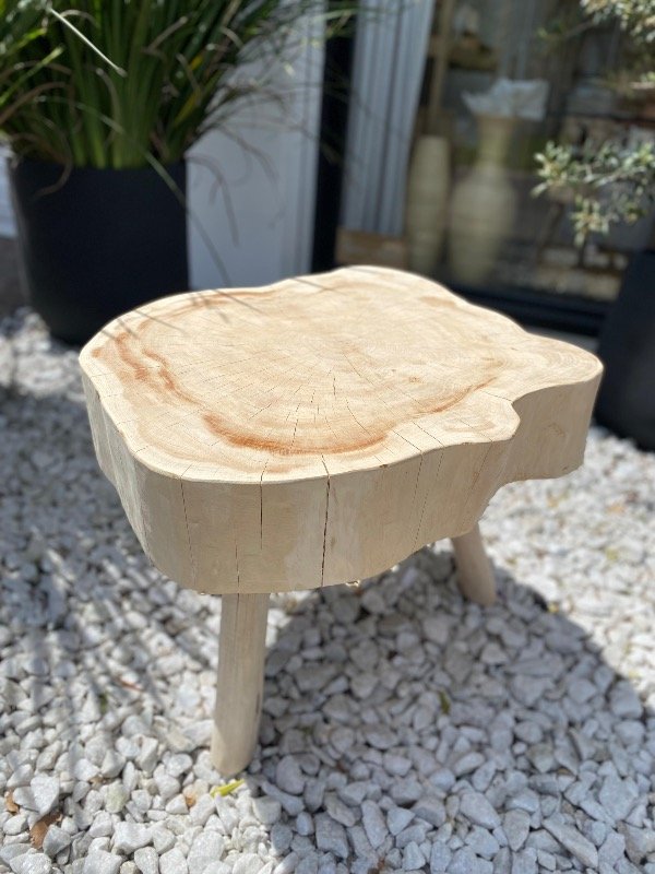 Producto - Mesa Auxiliar Rodaja Flor