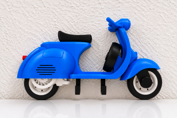 Producto - Porta Llaves Vespa Moto Scooter Perchero De Pared - 7