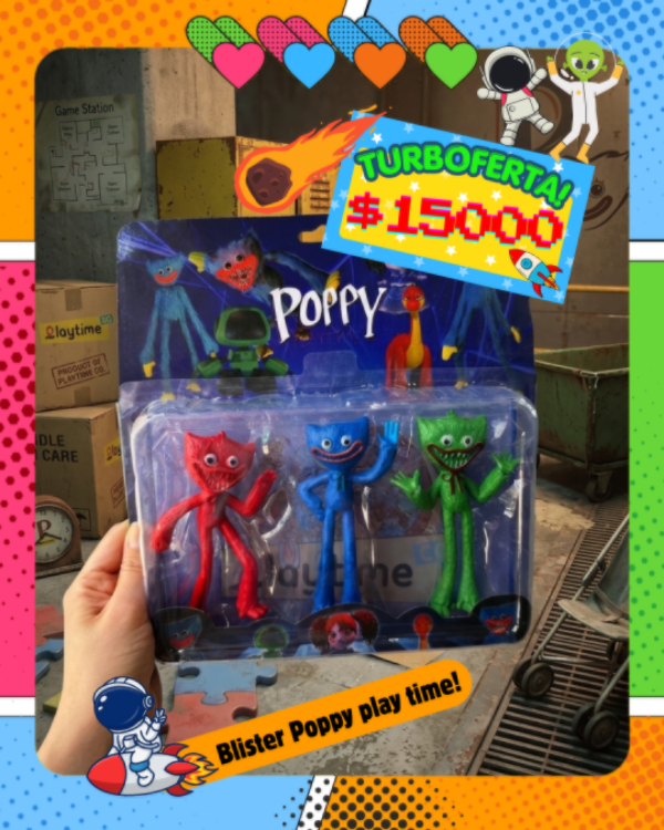 Producto - Poppy Playtime x3