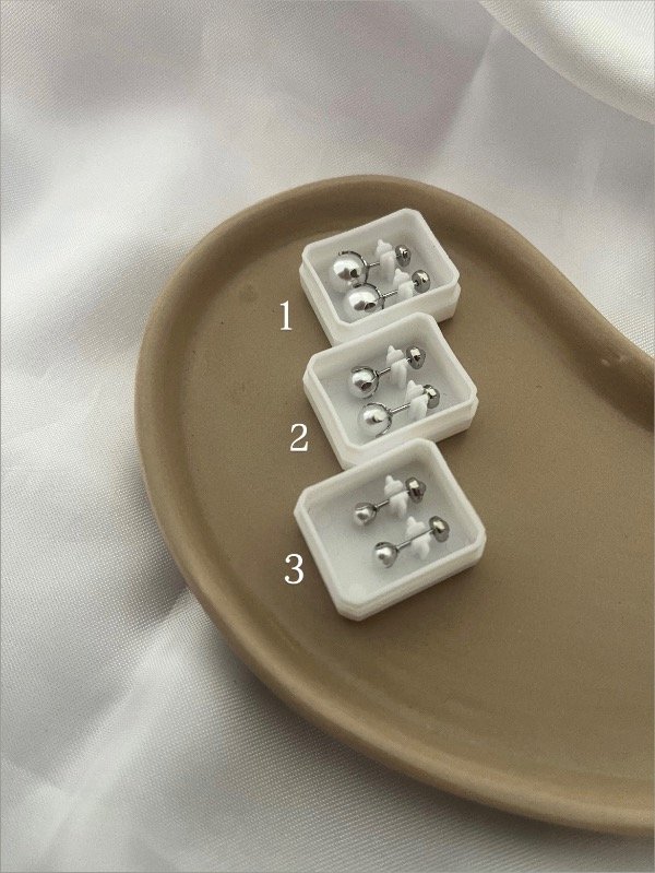 Producto - Aros abridores perla - acero