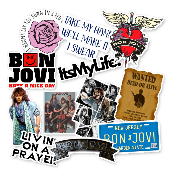 Producto - Stickers Bon Jovi
