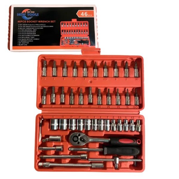Producto - SET DE HERRAMIENTAS 46 PCS NEW TOOLS