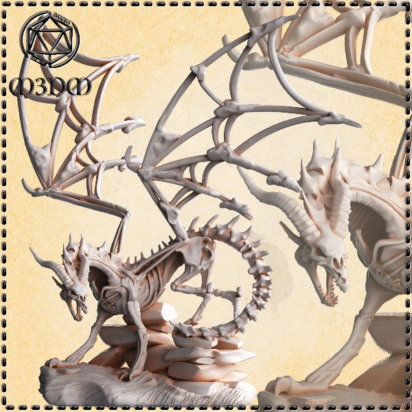 Producto - Dragón esqueleto c/u - Dungeons and Dragons