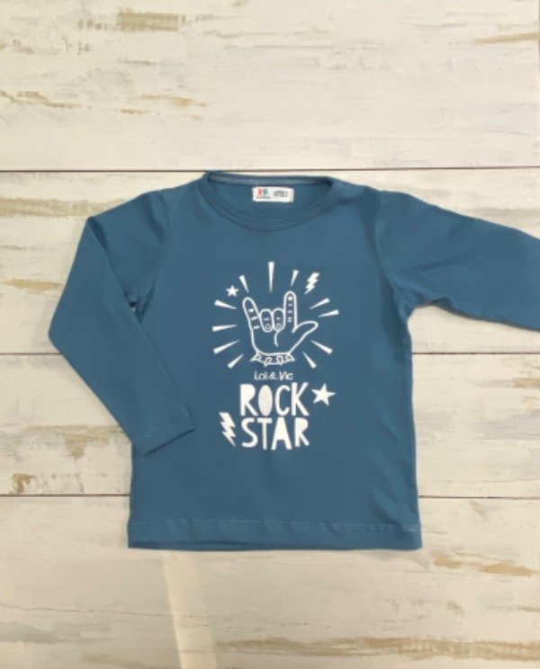 Producto - Remera rock star celeste (bebé)