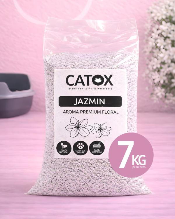 Producto - Arena sanitaria aglomerante aroma floral a Jazmín x 7KG