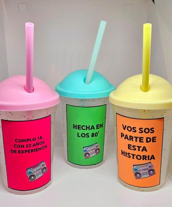 Producto - Vaso con glitter - 6