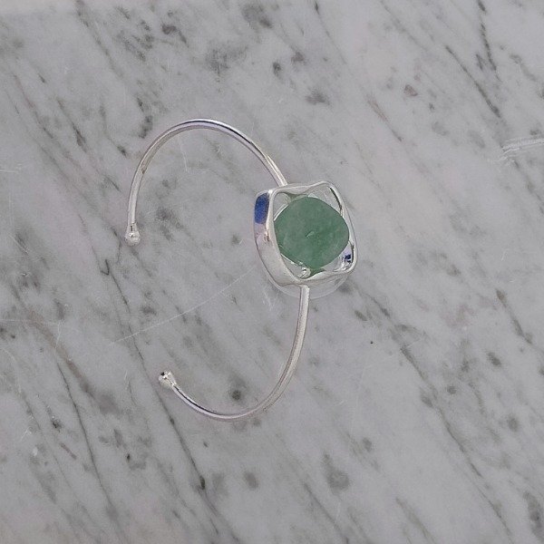 Producto - Pulsera Geométrica Cuarzo Verde