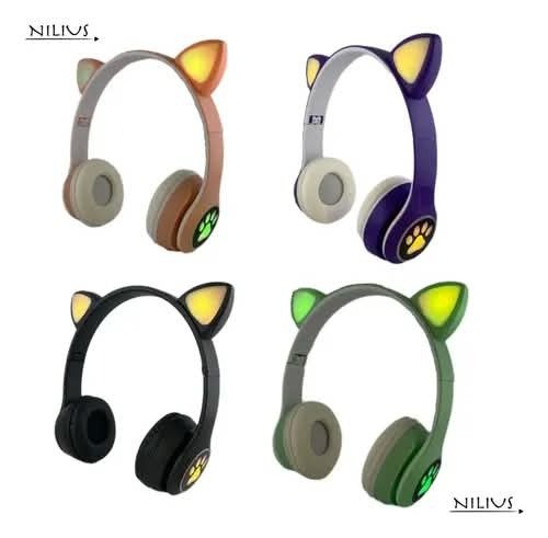 Producto - Auriculares inalámbricos vincha cat huella - 0