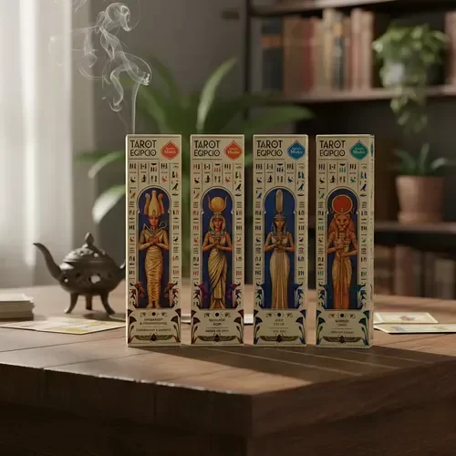 Producto - 12 UNIDADES DE SAHUMERIOS TAROT EGIPCIO SAGRADA MADRE