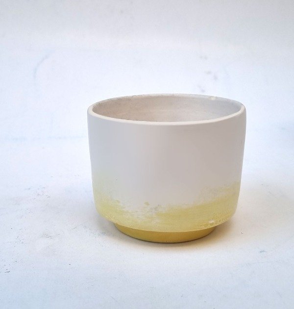 Producto - maceta fondo amarillo