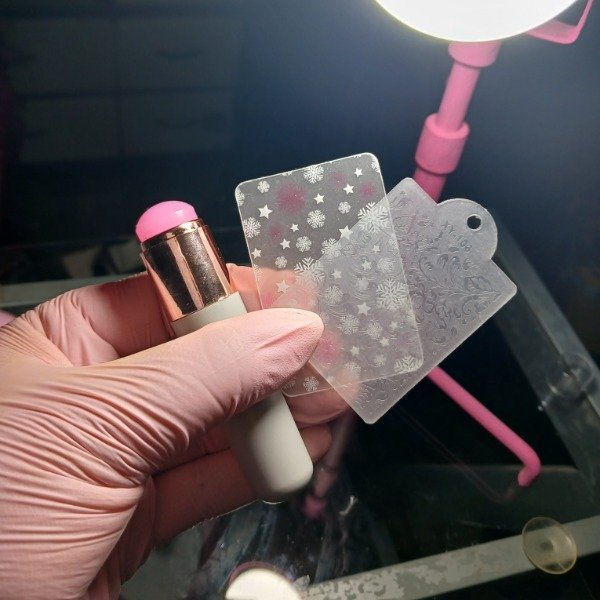 Producto - Sello stamping con dos placas de stamping chicas